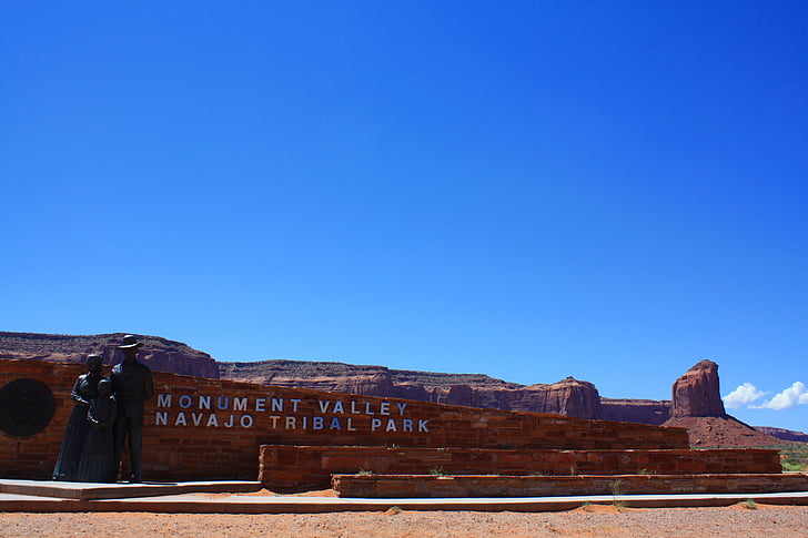 Monument valley, wejście, Stany Zjednoczone Ameryki, Ameryka, Pomnik, Dolina, Arizona