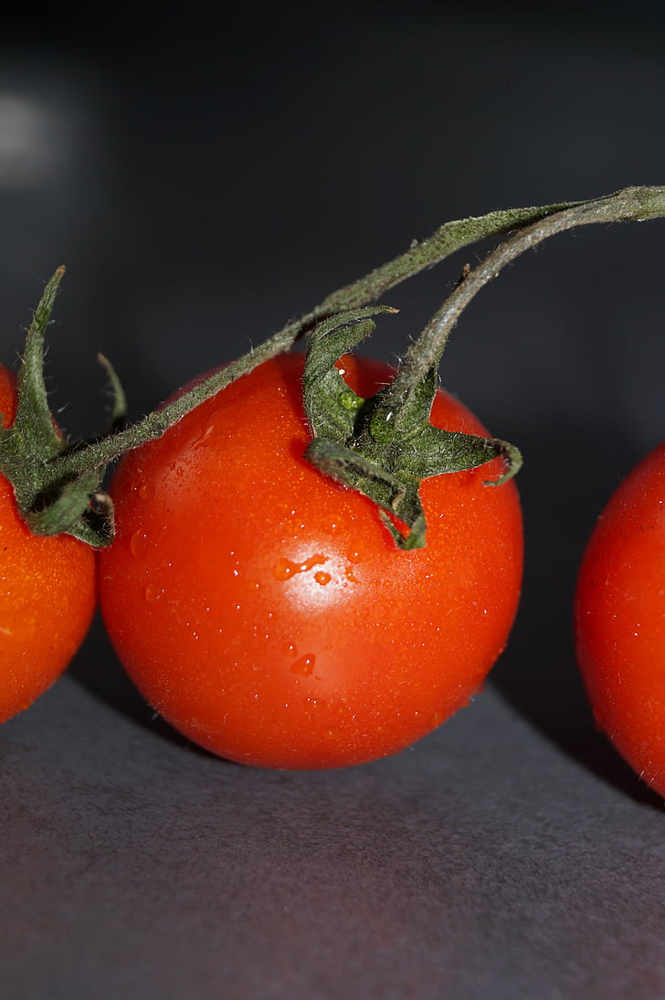 tomate, vermelho, produtos hortícolas, saudável, Frisch