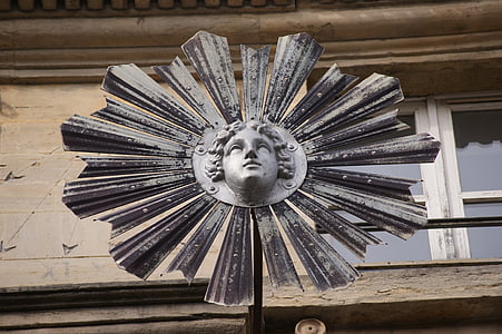päike, skulptuur, Art, teenetemärgi, Avaleht, metallist, sepistatud