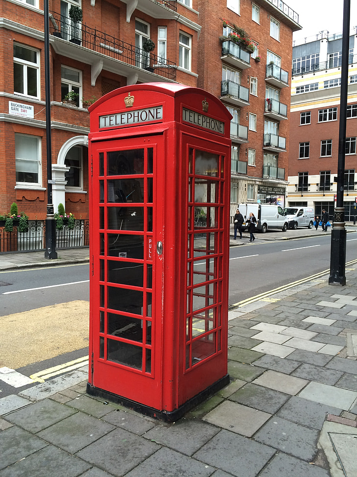 budka telefoniczna, telefon, Londyn