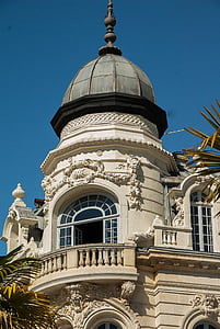 Pau, Béarn, architettura, cupola, balcone, esterno di un edificio, struttura costruita