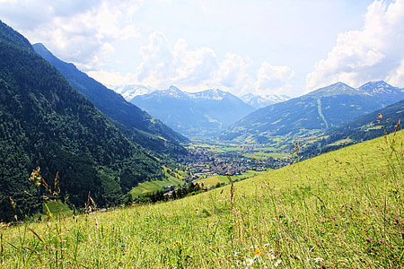 Gastein valley, pegunungan, Alm, padang rumput, Lembah, Gastein, padang rumput Alpine