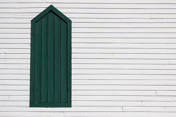 porta, verde, simmetria, parete, architettura, arte, progettazione