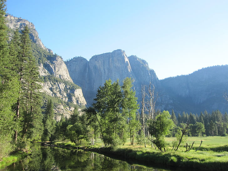 Yosemite, Parc, la vallée d’Yosemite, é.-u., voyage, Rock, point de repère