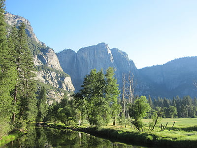 Yosemite, Park, Yosemite-völgy, Amerikai Egyesült Államok, utazás, rock, Landmark