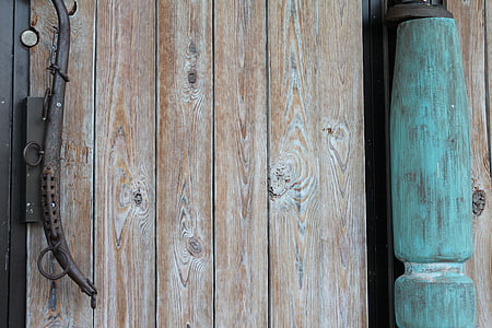 pintu, biru, masuk, arsitektur, lama, kayu, tekstur