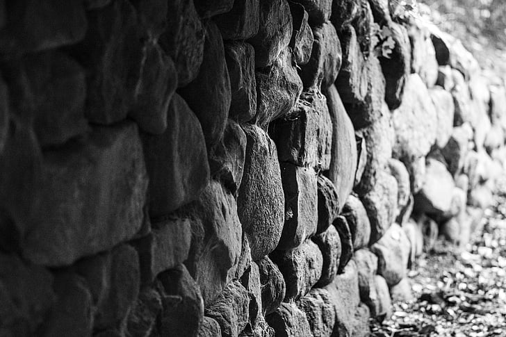 tembok lama, dinding batu, dinding batu Castle, tembok Istana, latar belakang, pola, batu bahan