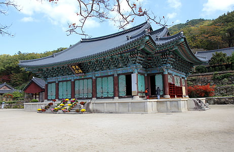 Republik korea, Jeolla Selatan, Suncheon, perjalanan, Candi, songgwangsa, Korea