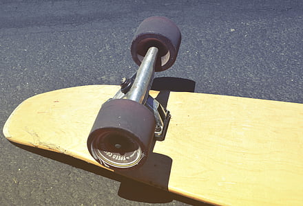 Pensione, superficie di calcestruzzo, ricreazione, skateboard, skateboard, Sport, ruote