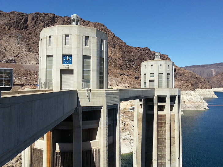 Dam, Hoover, Nevada, Arizona, Canyon, Colorado, USA