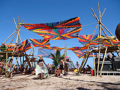 strand, Sol, Festival, Bahia