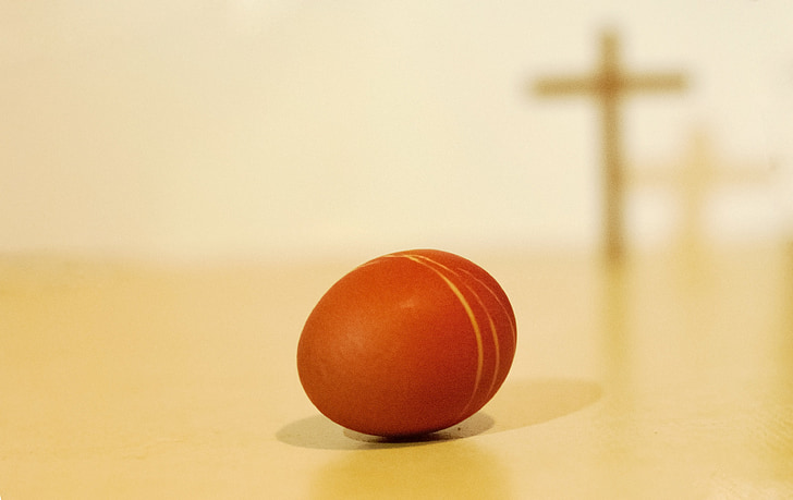 Velikonočni, križ, jajce, vere, krščanstvo, vera, cerkev