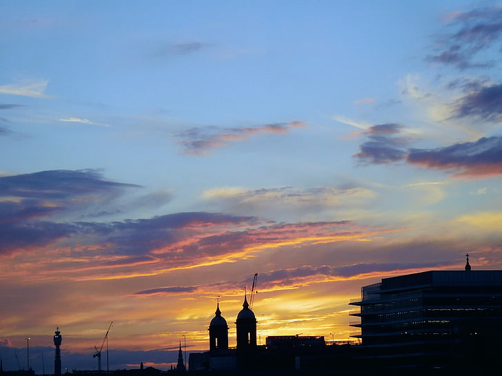 sunset, colors, landscape, sky, travel, colorful, summer