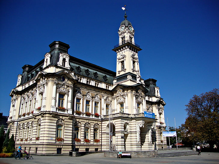 mới tinh, Ba Lan, Tòa thị chính, Đài tưởng niệm, kiến trúc, thị trấn cũ, xây dựng