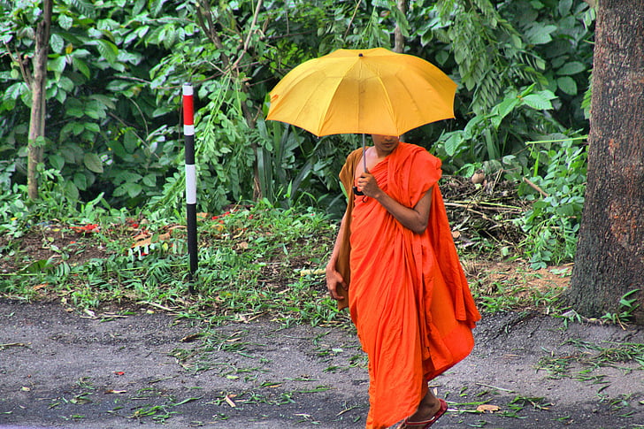 Mnich, Sri lanka, Budda, religia