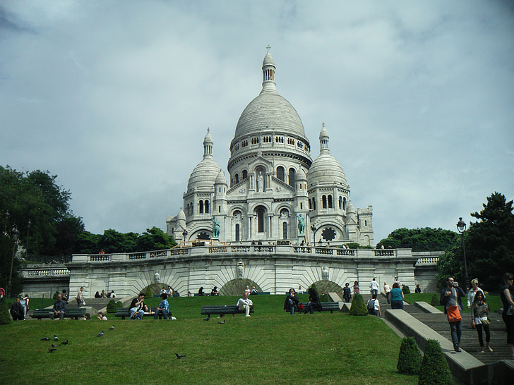 Sacre coeur, Francie, Paříž, chrám, Bazilika, náboženství, kultura