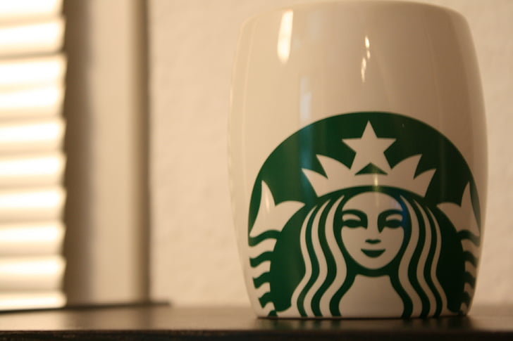 Starbucks, Cup, kahvi, kahvikuppi, kahvila