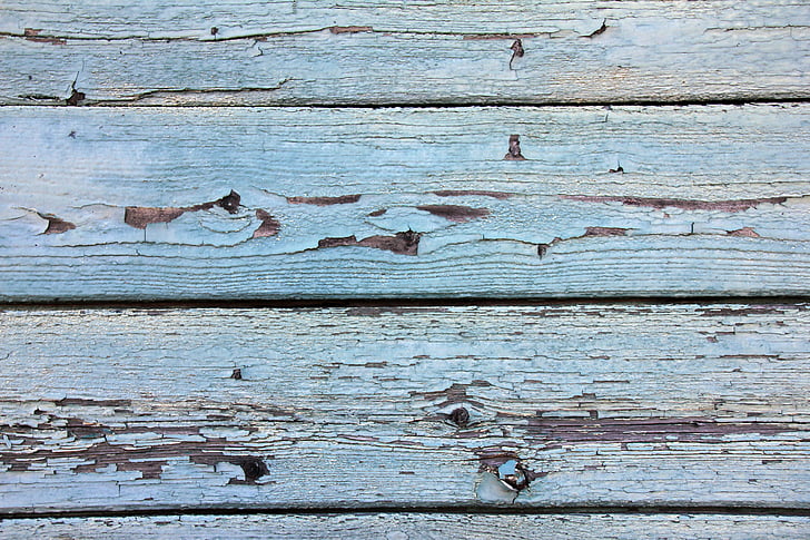 dosky, doska, modrá, staré, drevo - materiál, pozadia, Plank