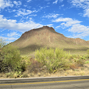 Tucson, Arizona, céu, paisagem