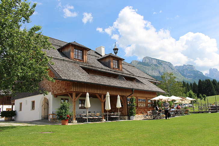 farma, Rakúsko, Salzburg, Príroda, cestovný ruch, letné