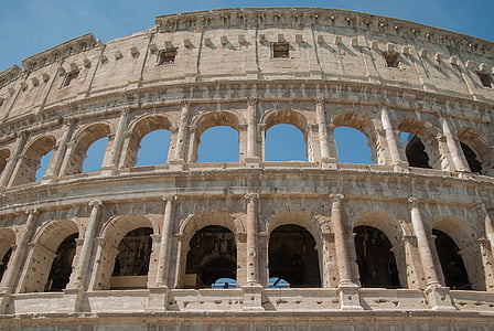Rzym, Koloseum, amfiteatr, antyk, Arena