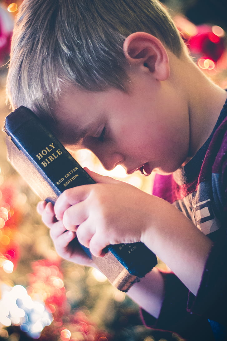 chico, explotación, Santa, Biblia, libro, de la lectura, religiosa