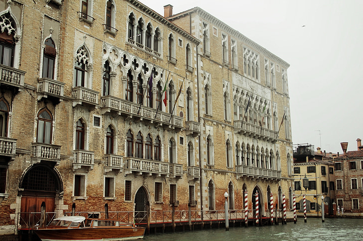 Italia, Venetsia, Venezia, Canale grande, vesi, historiallisesti
