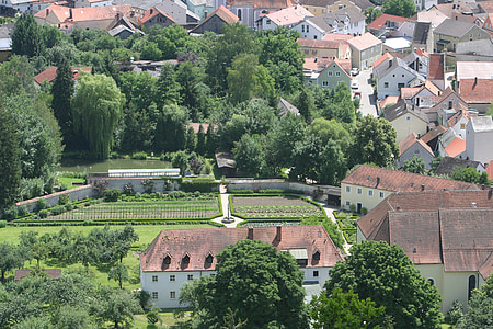 dietfurt 在 altmühl 山谷, 视图, 中世纪地方, 城市, 教会, altmühltal 自然公园, 巴伐利亚