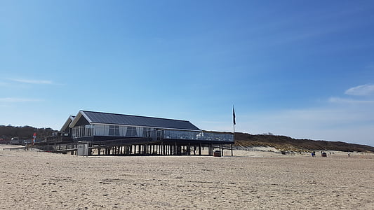 Olanda, Renesse, Paesi Bassi, spiaggia, in riva al mare, sabbia, Zeeland