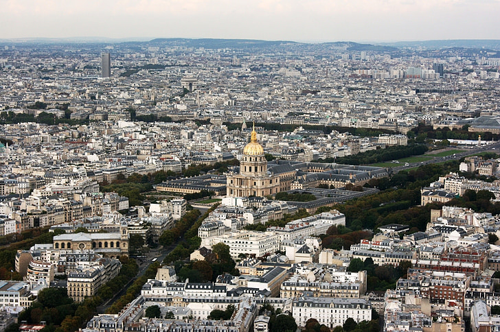 Invalides, graven til napoleon, Paris, dome