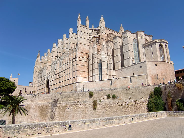 Catedral, Iglesia, España, la palma, la seu, Maria, gótico