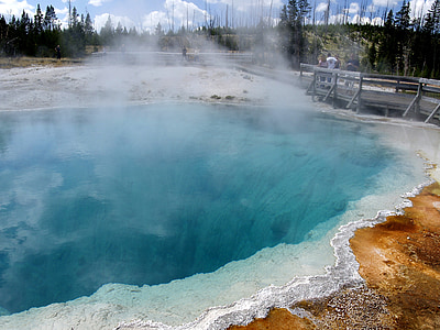 yellowstone national park, wyoming, usa, tourist attraction, nature, landscape, deep