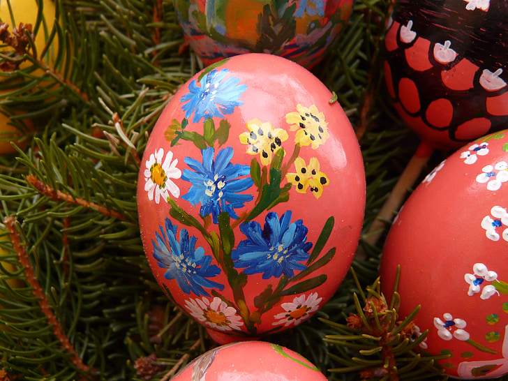 Velikonoční vajíčko, Velikonoce, Malování, malování kraslic, Velikonoční vejce, vajíčko, malba