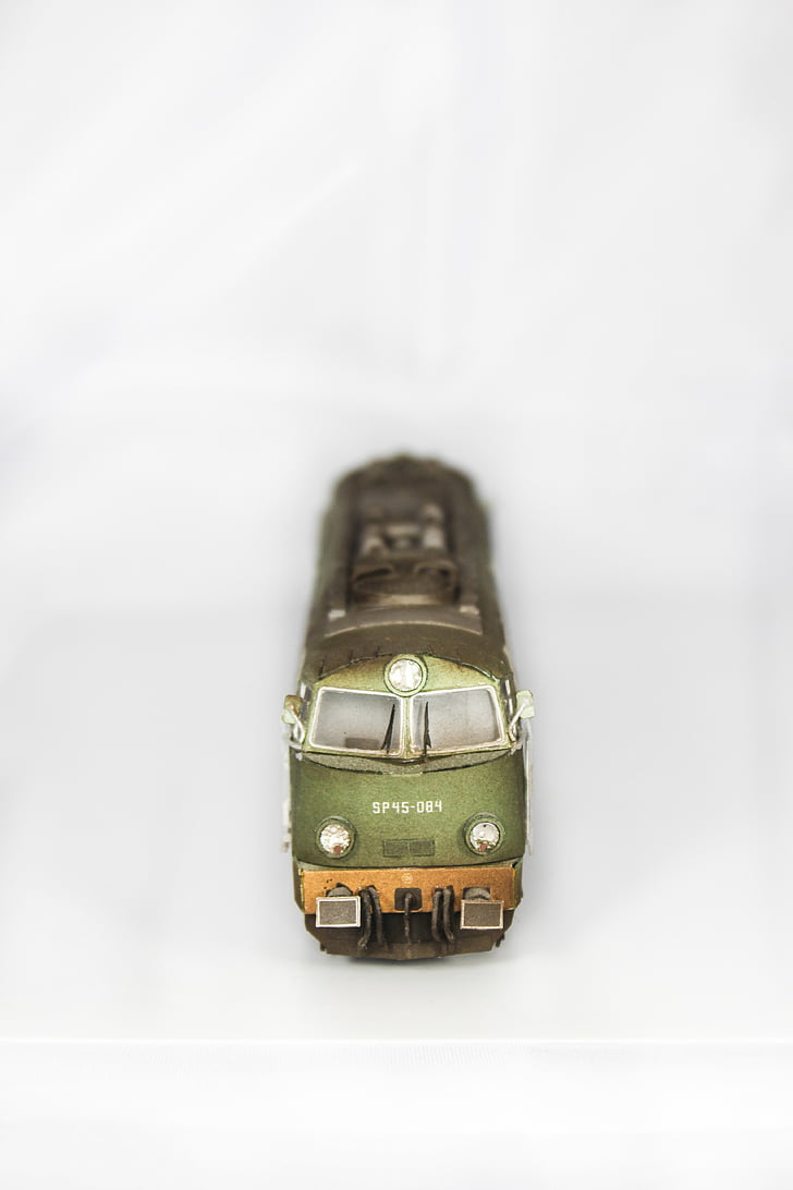 paper model, choo choo train, locomotive, pkp, train, railway, metal