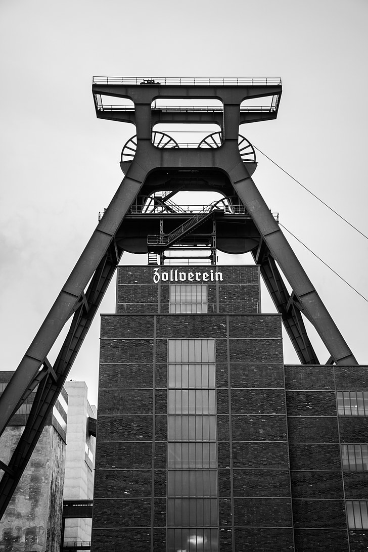 Bill, huvudram, äta, Zollverein, Mine