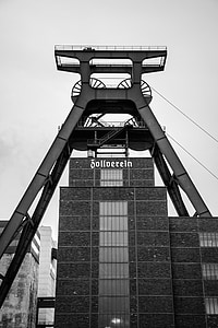 hóa đơn, headframe, ăn, Zollverein, mỏ