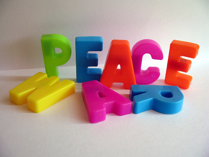 letters, peace, war, text, colors