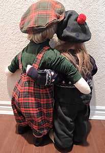 faceless dolls, life size, dressed, hand made, hugs, love