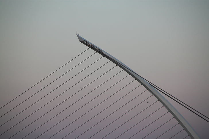 pont de Samuel beckett, Dublin, Irlande, pont, architecture, Samuel, Beckett