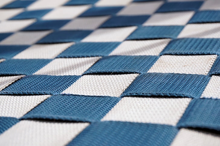 pattern, chess pattern, blue, white, blue white, braid, weave
