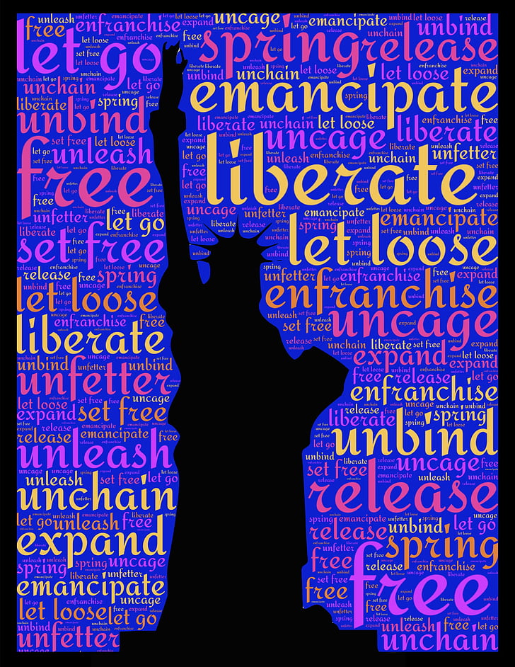 Frihetsgudinnan, Liberty, befria, Liberation, dom, självständighet, symbol