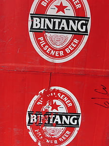 Pilsener beer, Μπίρα, Ασία, Ασίας, εμπορικό σήμα, Bintang