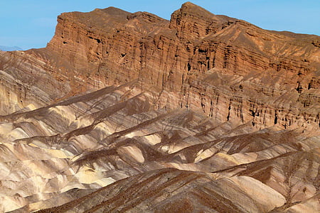 Zabriskie er, Zabriskie er punktet, Death valley, California, USA, turistattraksjon, landskapet