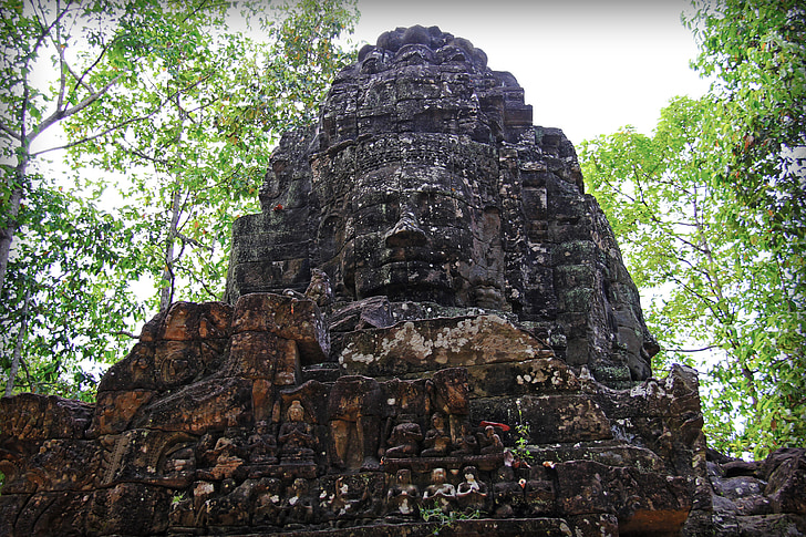 Ta som chrám, chrám, cestování, starožitnost, staré, Krásné, Angkor wat