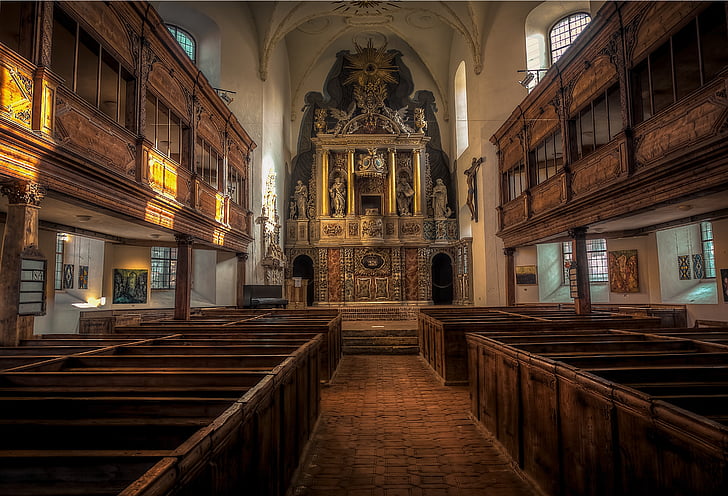St blasius kirkko, Quedlinburg, kirkko, vanha kaupunki, historiallinen vanhakaupunki, rakennus, arkkitehtuuri