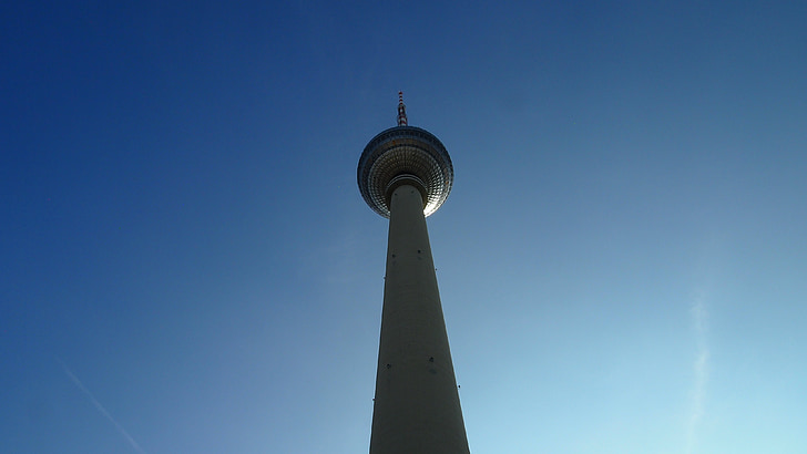 Berlin, TV-torony, Alexanderplatz, tőke, Alex, Landmark, Sky