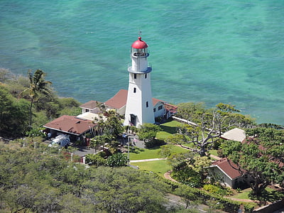 Lighthouse, Havaj, Ocean, Beacon, Dovolenka, Cestovanie, pamiatka