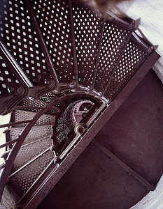 točité schodiště, maják, Architektura, kruh, kov, vysoká, historické
