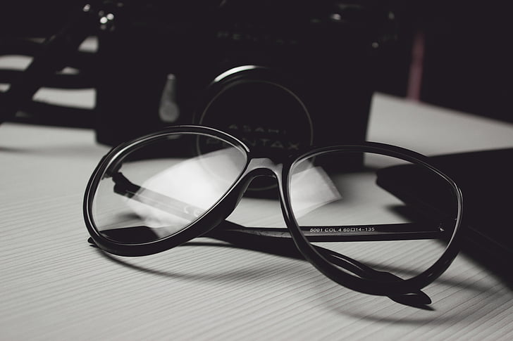 black, frame, business, office, work, Eyeglasses, camera