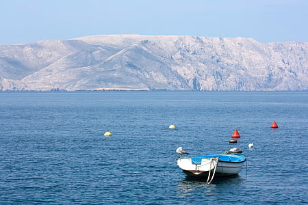 Kroatië, Krk, boot, zee, BOE, Seagull, Costa